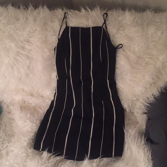 Dresses & Skirts - Striped Black Dress
